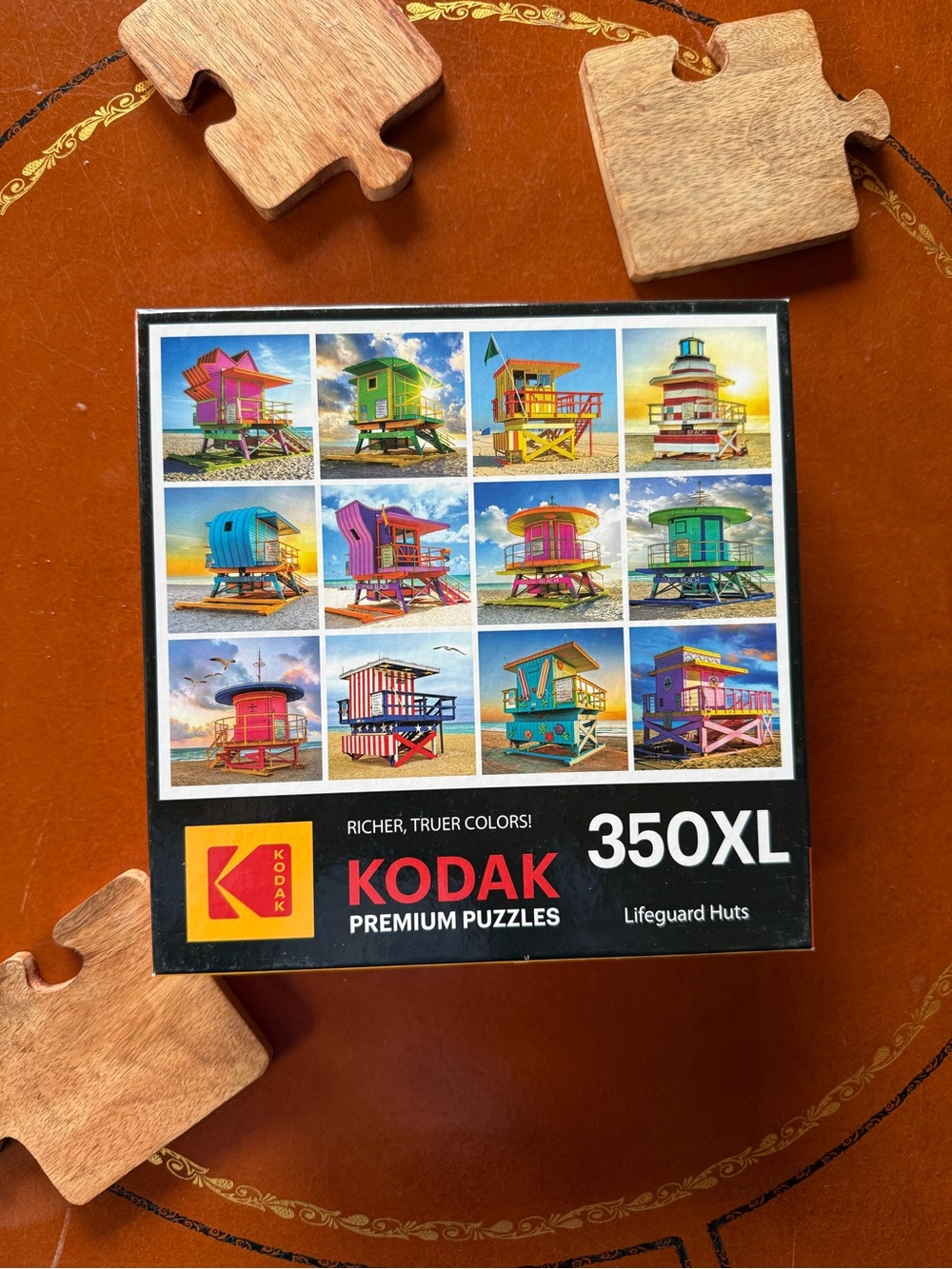 Kodak 350XL Puzzle - Multicolor Lifeguard Huts
